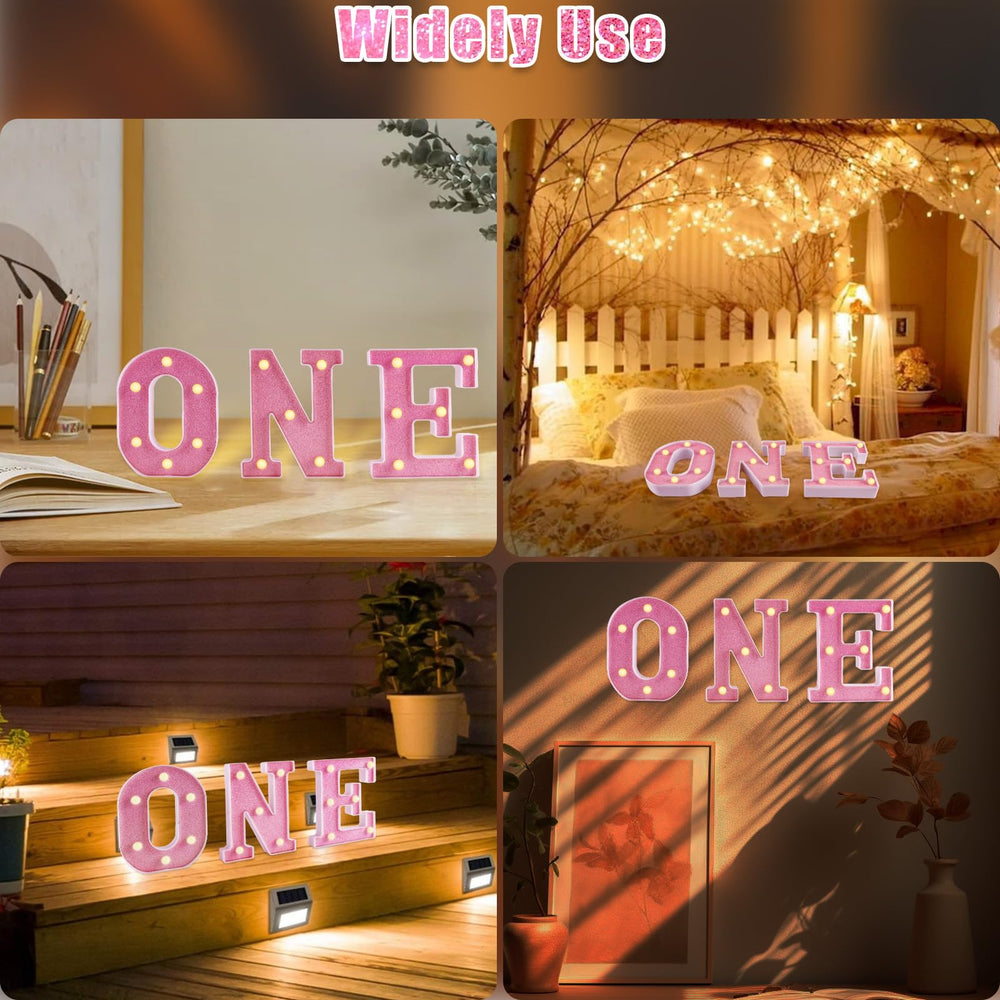 NAWTOR O N E first birthday decor that lights up spaces