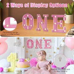 NAWTOR O N E pink LED decor in a child’s room setup