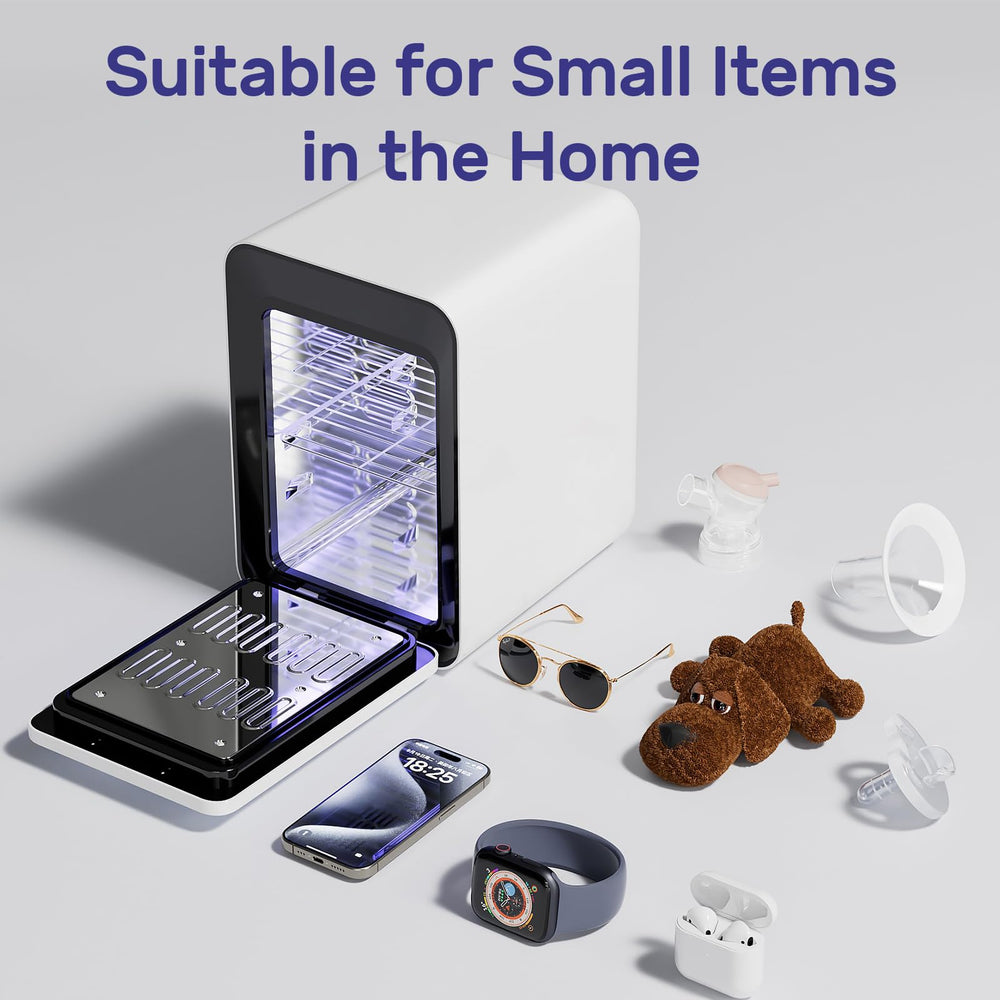 NCVI 12L UV Box Dryer inside mirror reflects comprehensive UV coverage