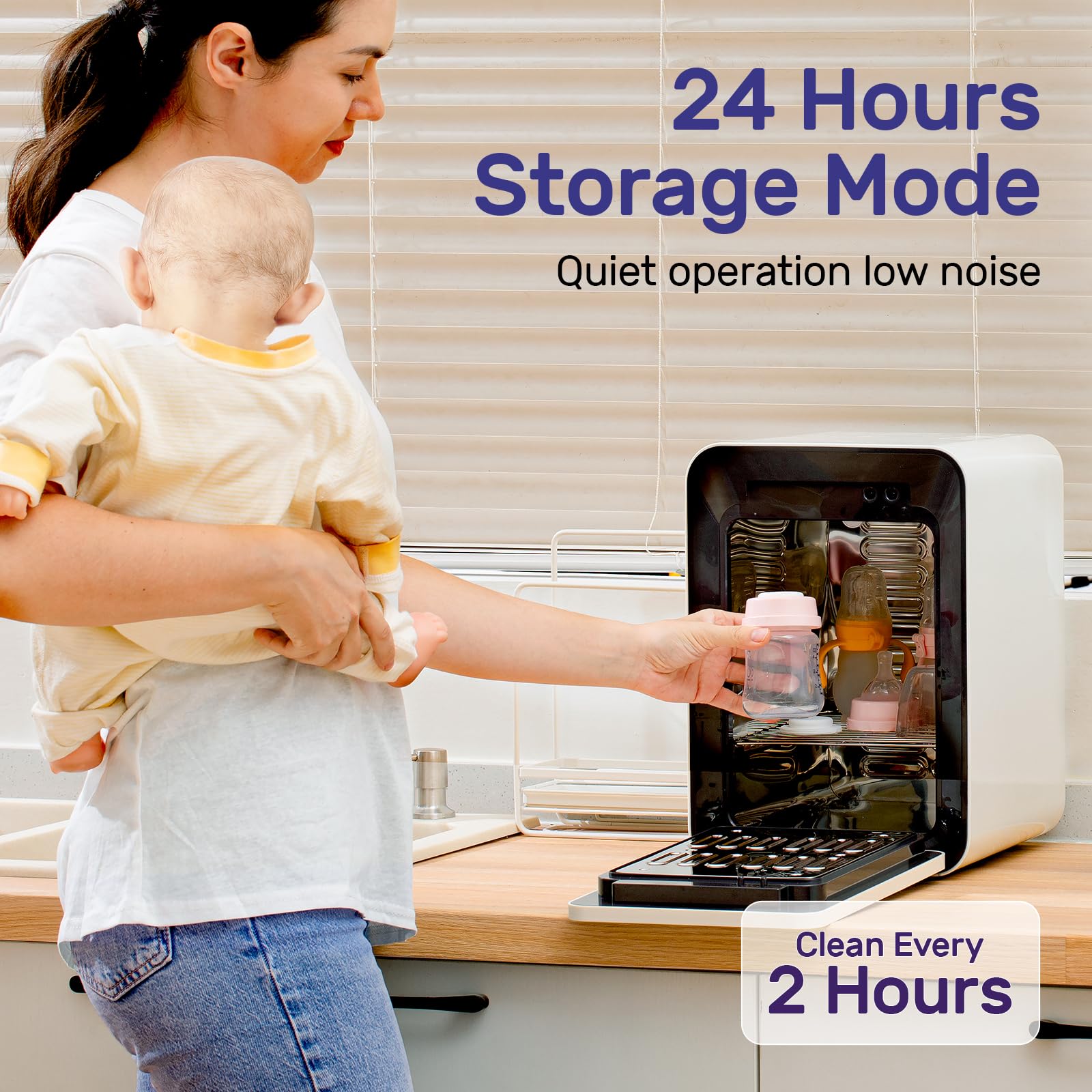 NCVI 12L UV Box Dryer side view emphasizes storage capacity and two-level layout