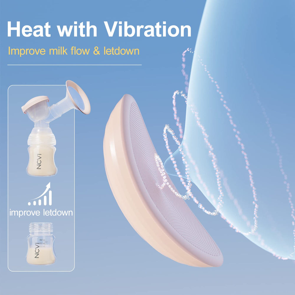 NCVI 2-in-1 lactation massager with vibrating modes for faster letdown.