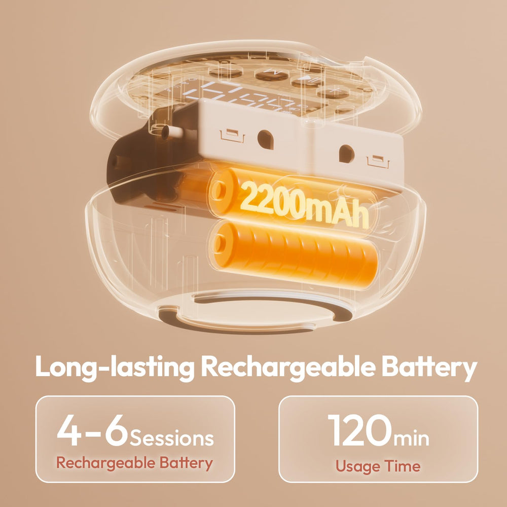 NCVI 8100 portable USB rechargeable battery allows cordless pumping anywhere