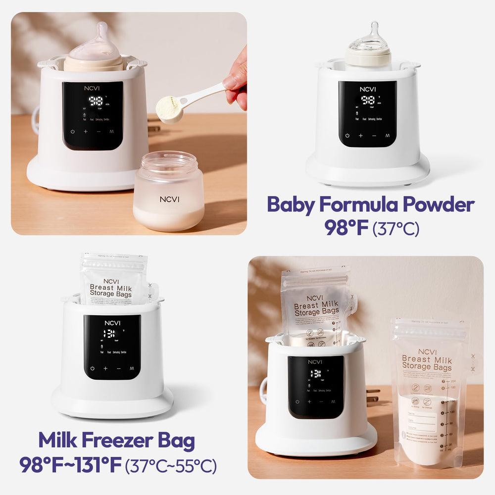 NCVI Baby Milk Warmer defrost function for thawing milk quickly