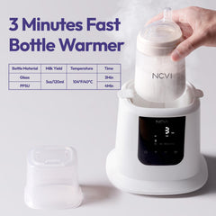 NCVI Baby Milk Warmer top panel with user-friendly controls