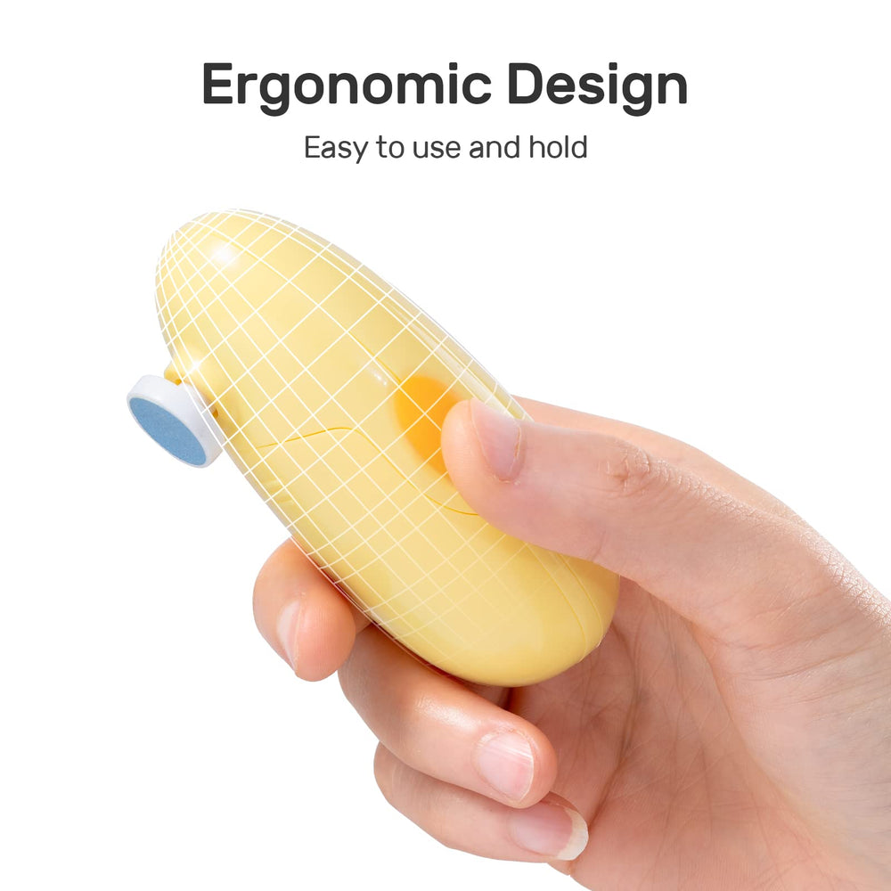 NCVI baby nail trimmer battery-powered design simplifies quick care anywhere.