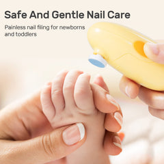 NCVI baby nail trimmer soft pads provide gentle nail shaping for tiny nails.