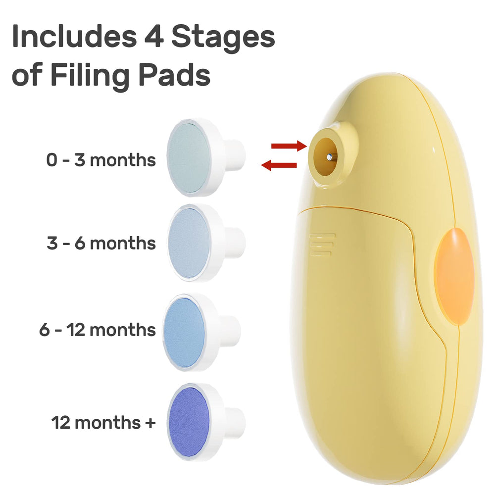 NCVI baby nail trimmer travel case makes on-the-go grooming easy.