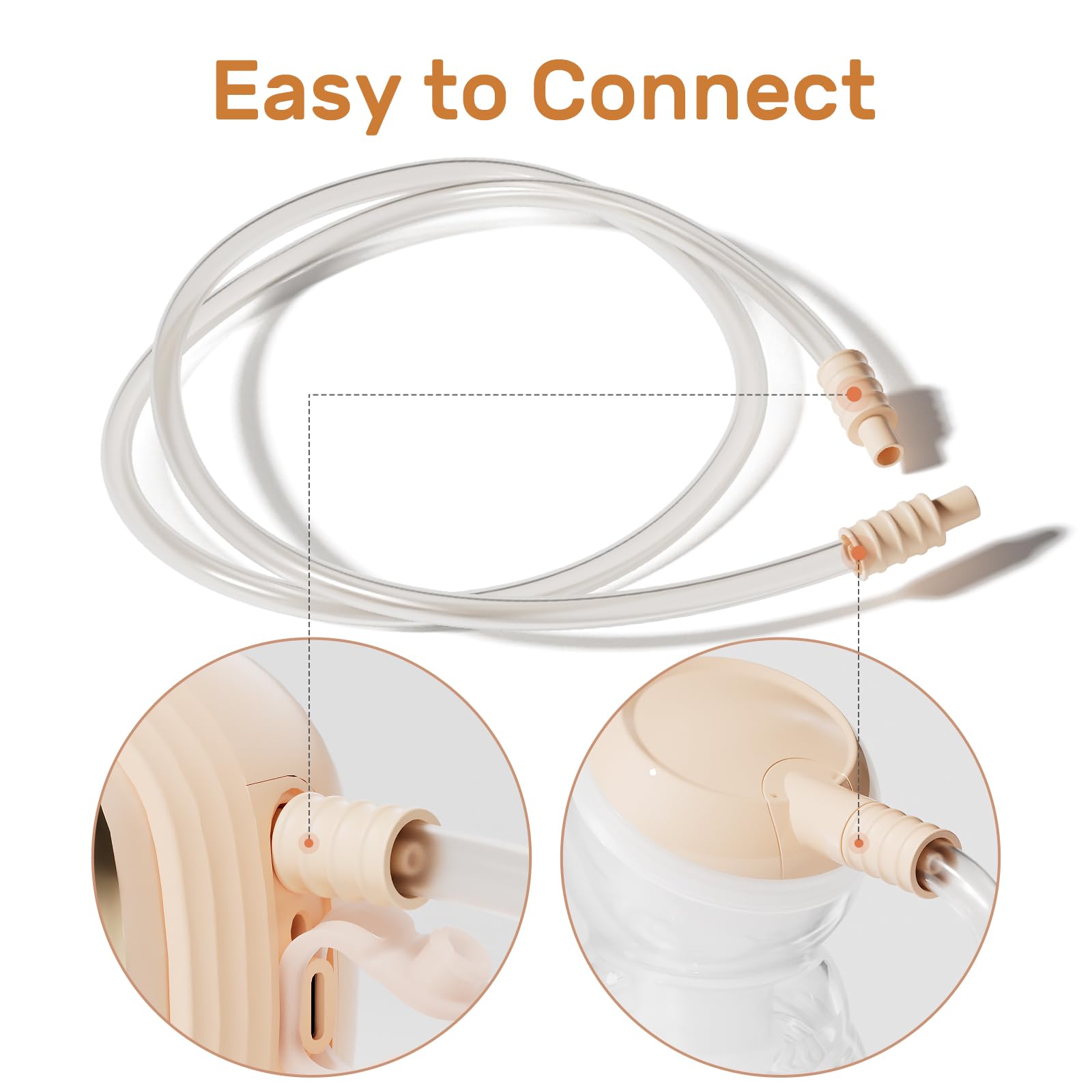 NCVI BPA-free tubing material keeps pumping safe and clean.