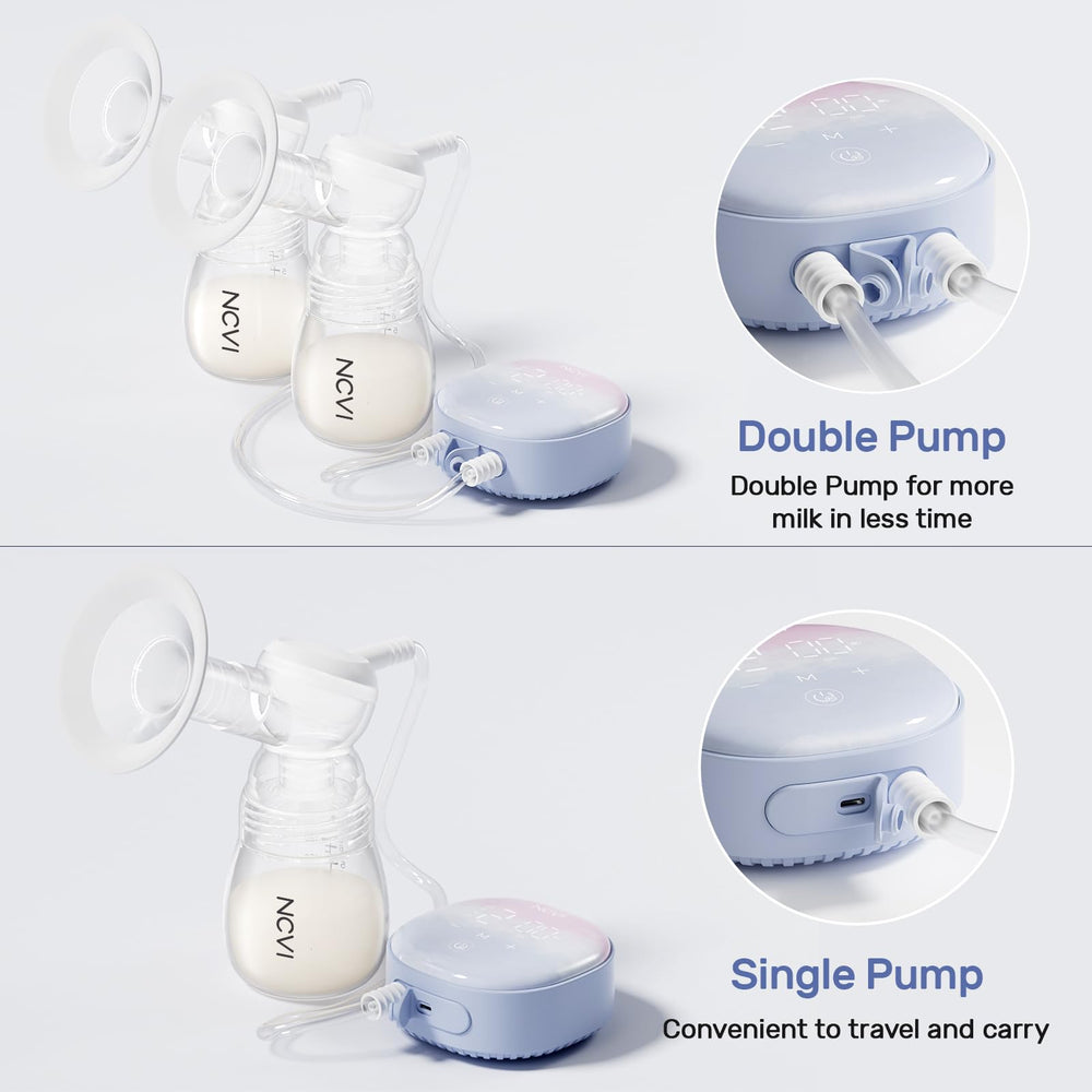 NCVI portable, lightweight design for pumping at home or while traveling.