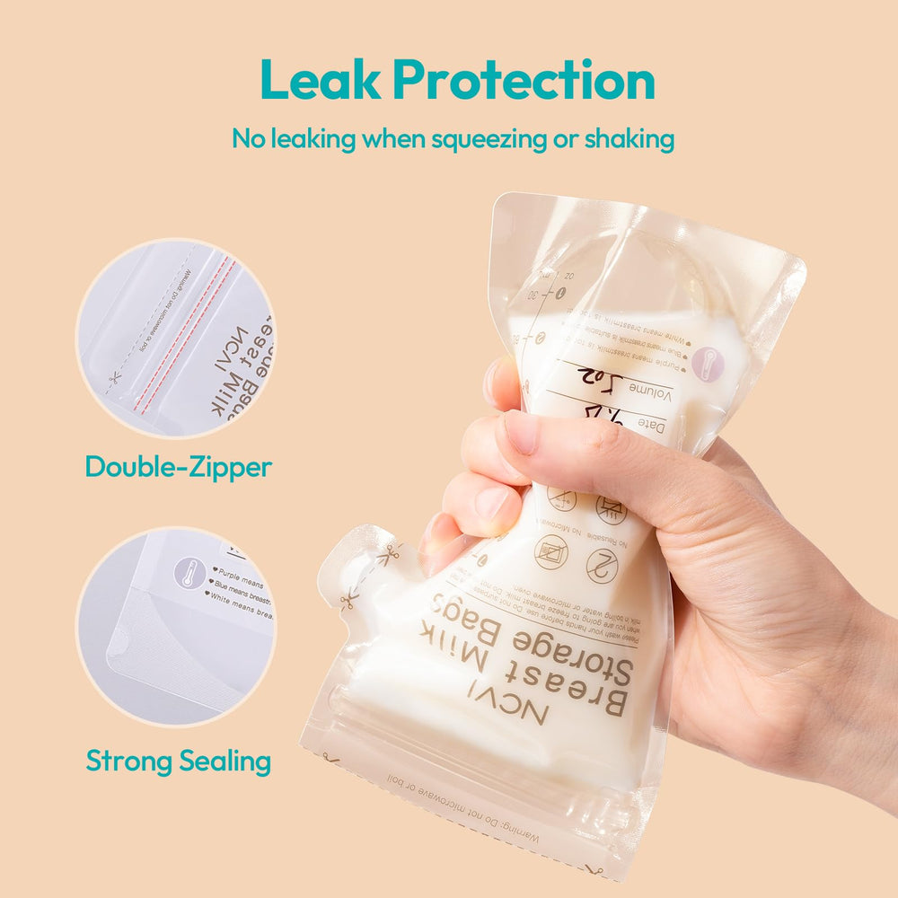 NCVI easy-pour spout bag enables clean, spill-free pouring.