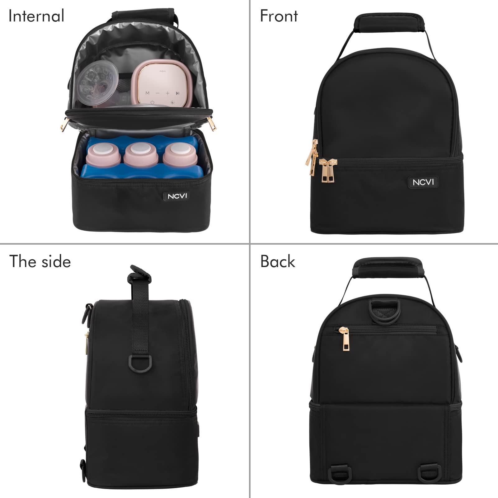 NCVI breastmilk cooler bag compact size proves easy to carry daily