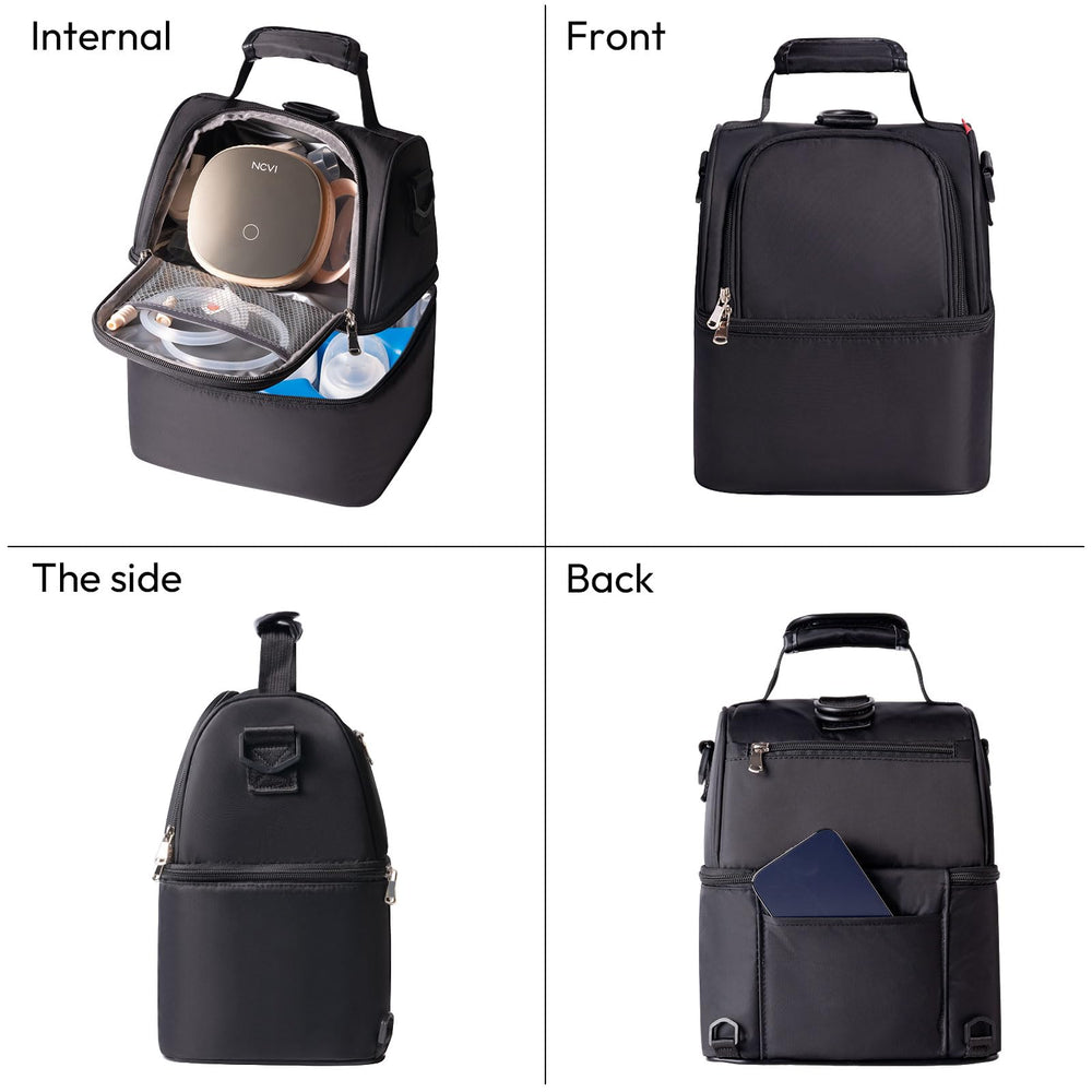 NCVI Bag used with stroller attach showcasing versatile carrying options