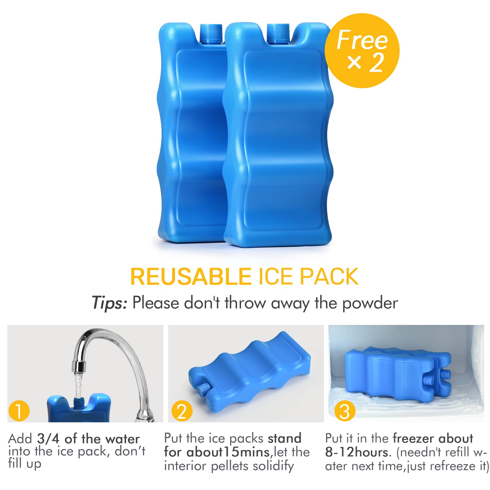 NCVI breastmilk cooler bag six bottles fit demonstrates high capacity in a compact bag