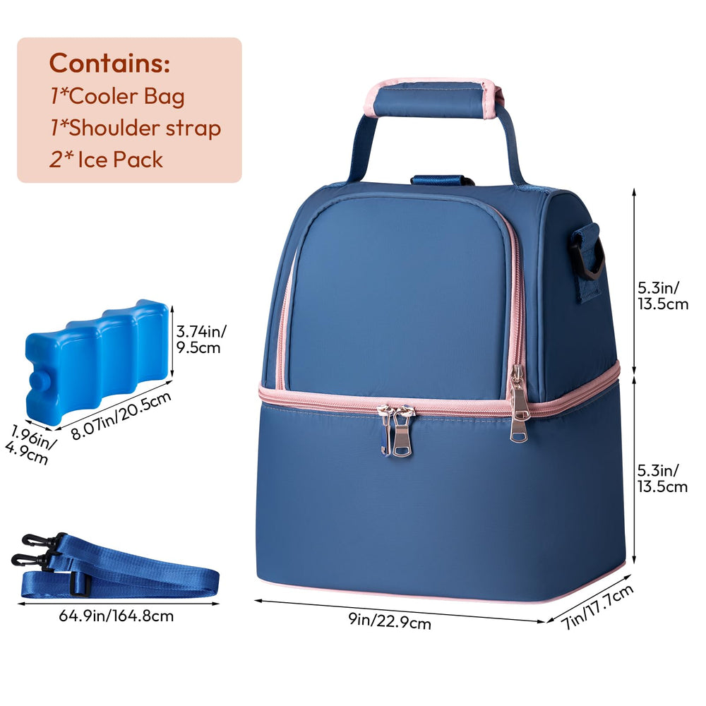 NCVI waterproof outer and PEVA liner help protect milk during outdoor travels.
