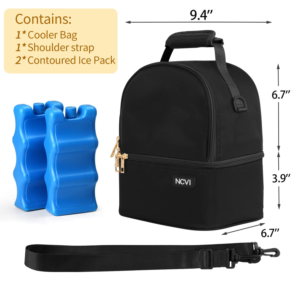 NCVI breastmilk cooler bag waterproof material protects contents in rain