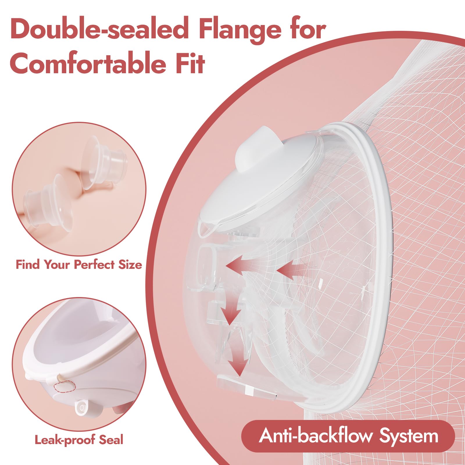 NCVI 21mm flange image showing snug seal during pumping
