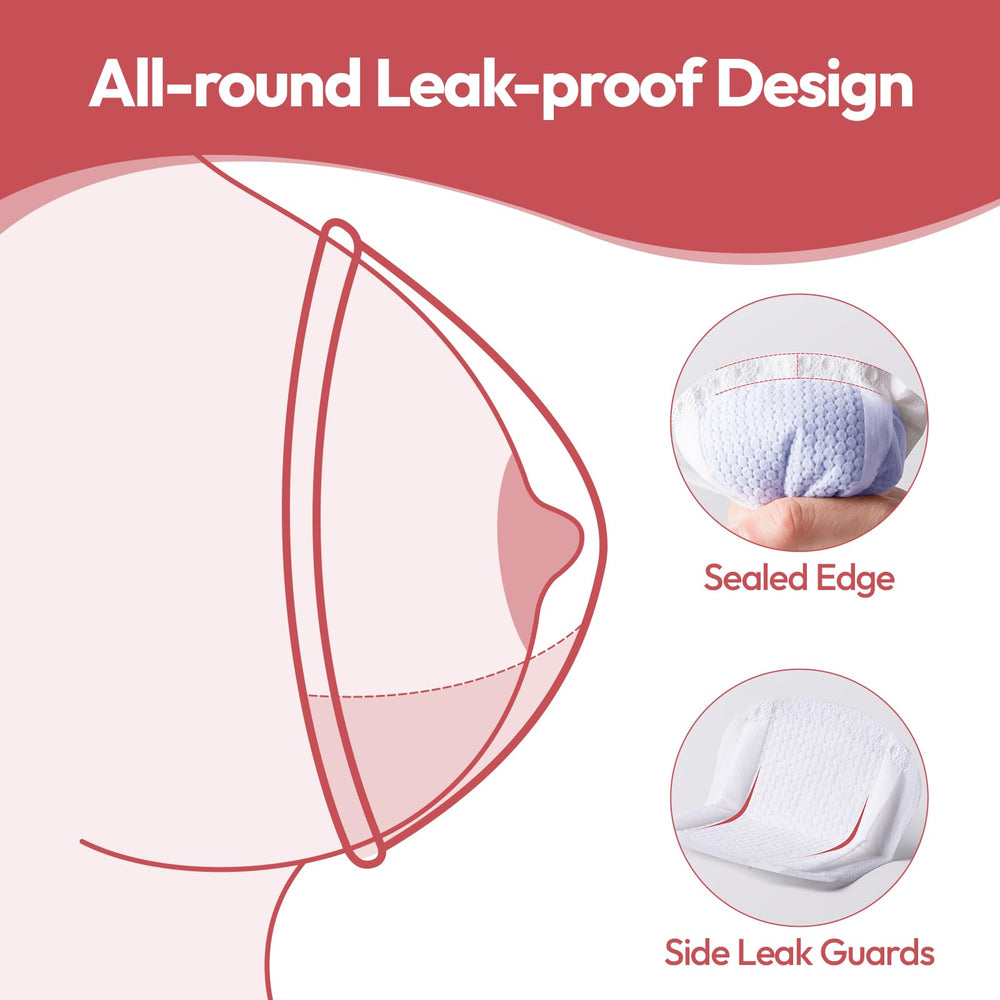 NCVI pads on bra show secure fit with dual adhesive strips