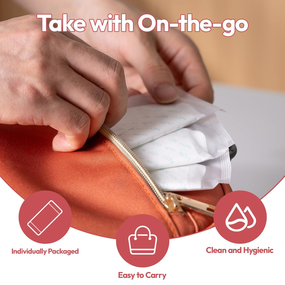 NCVI individually wrapped nursing pads emphasize hygiene and convenience