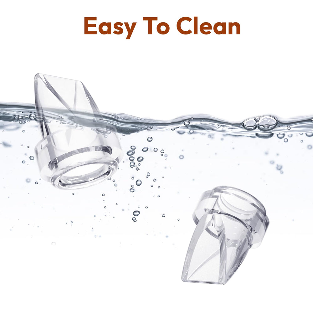 NCVI duckbill valves easy-clean demonstrating rinse and sanitize readiness