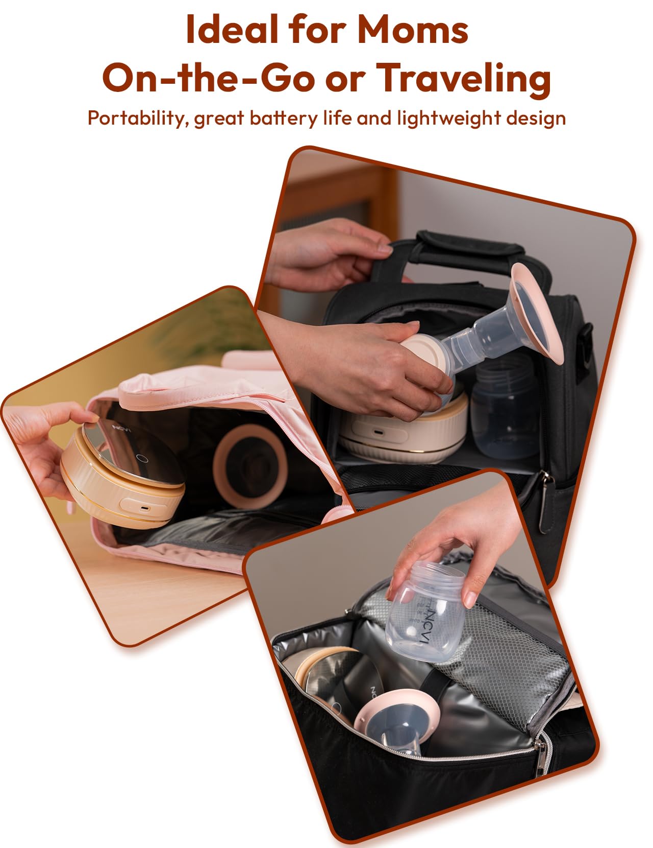 NCVI 8116 accessories pack keeps pumping essentials organized.