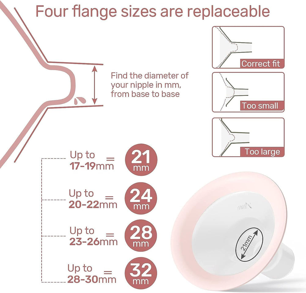 NCVI electric breast pump 8782 battery compartment shows 2200mAh power for multiple sessions away from outlets.