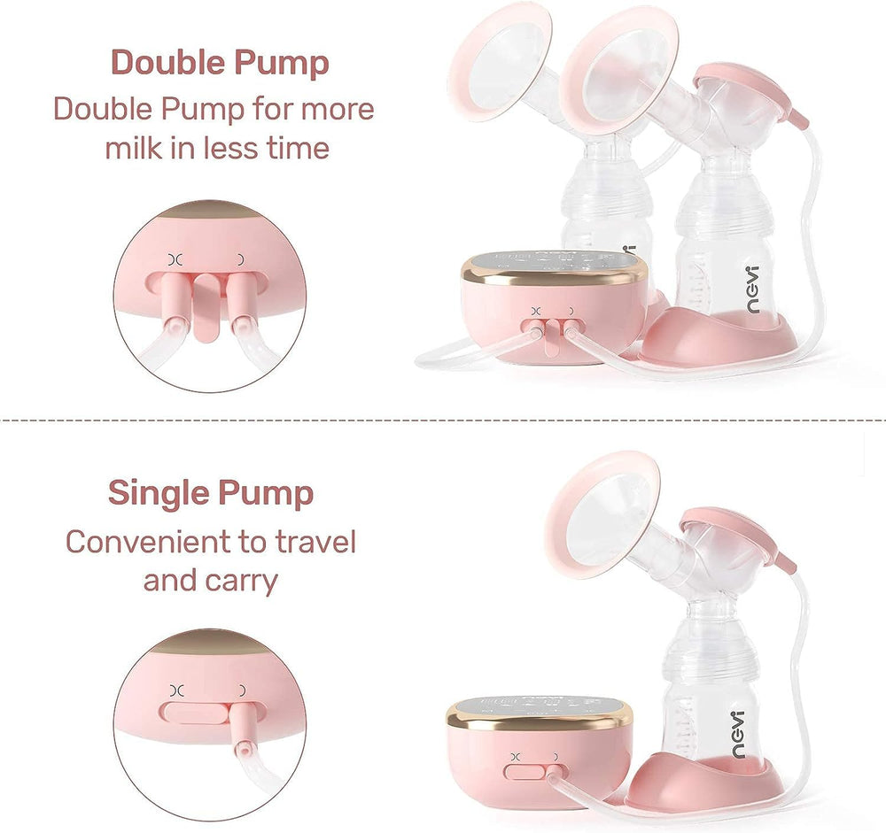NCVI electric breast pump 8782 removable parts are food-grade and dishwasher-safe.