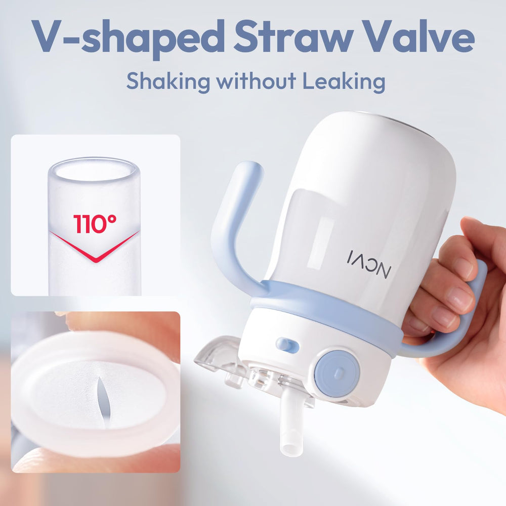 NCVI food-grade silicone straw with gravity ball resists rust for safe drinking.