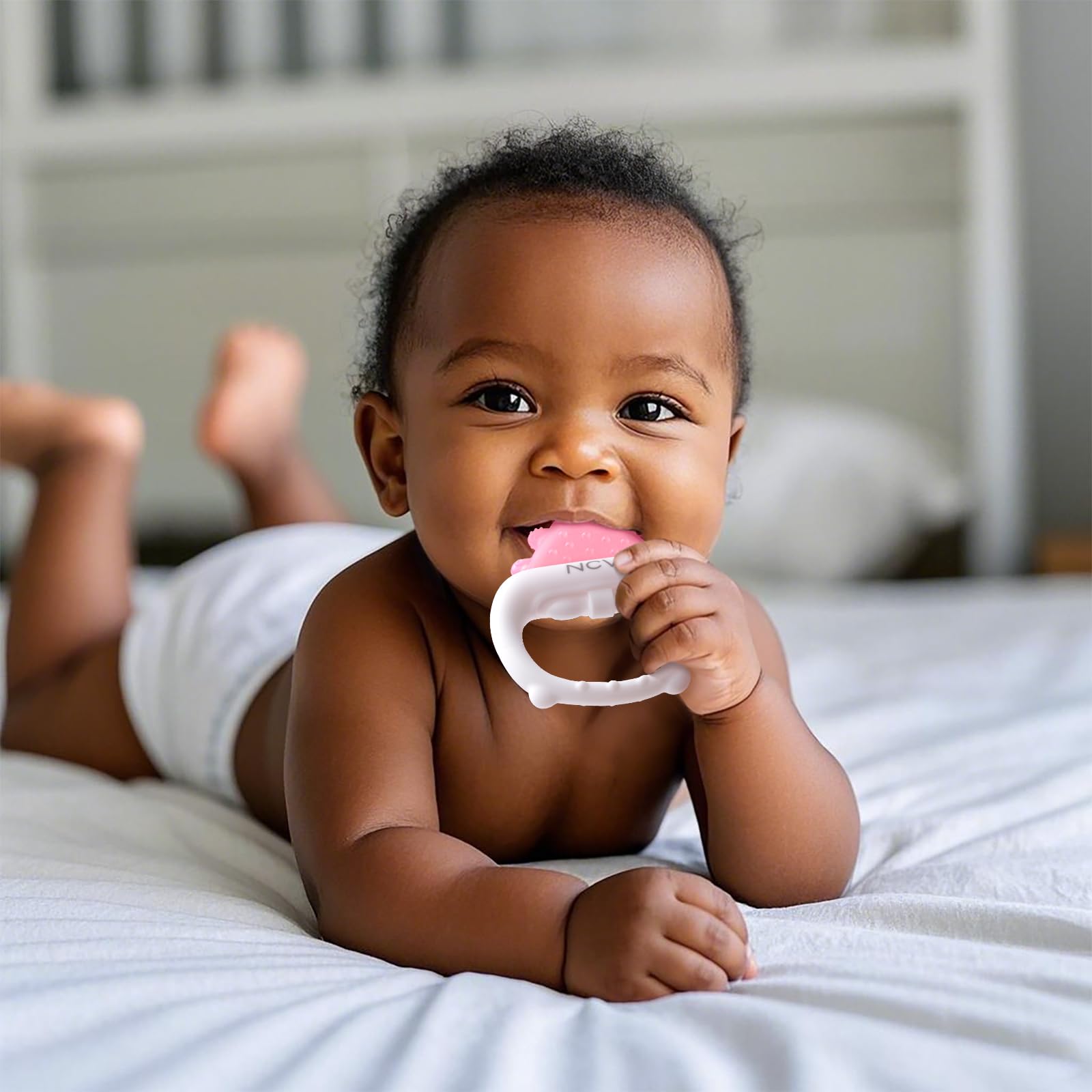 NCVI freezable teether for mess-free teething moments