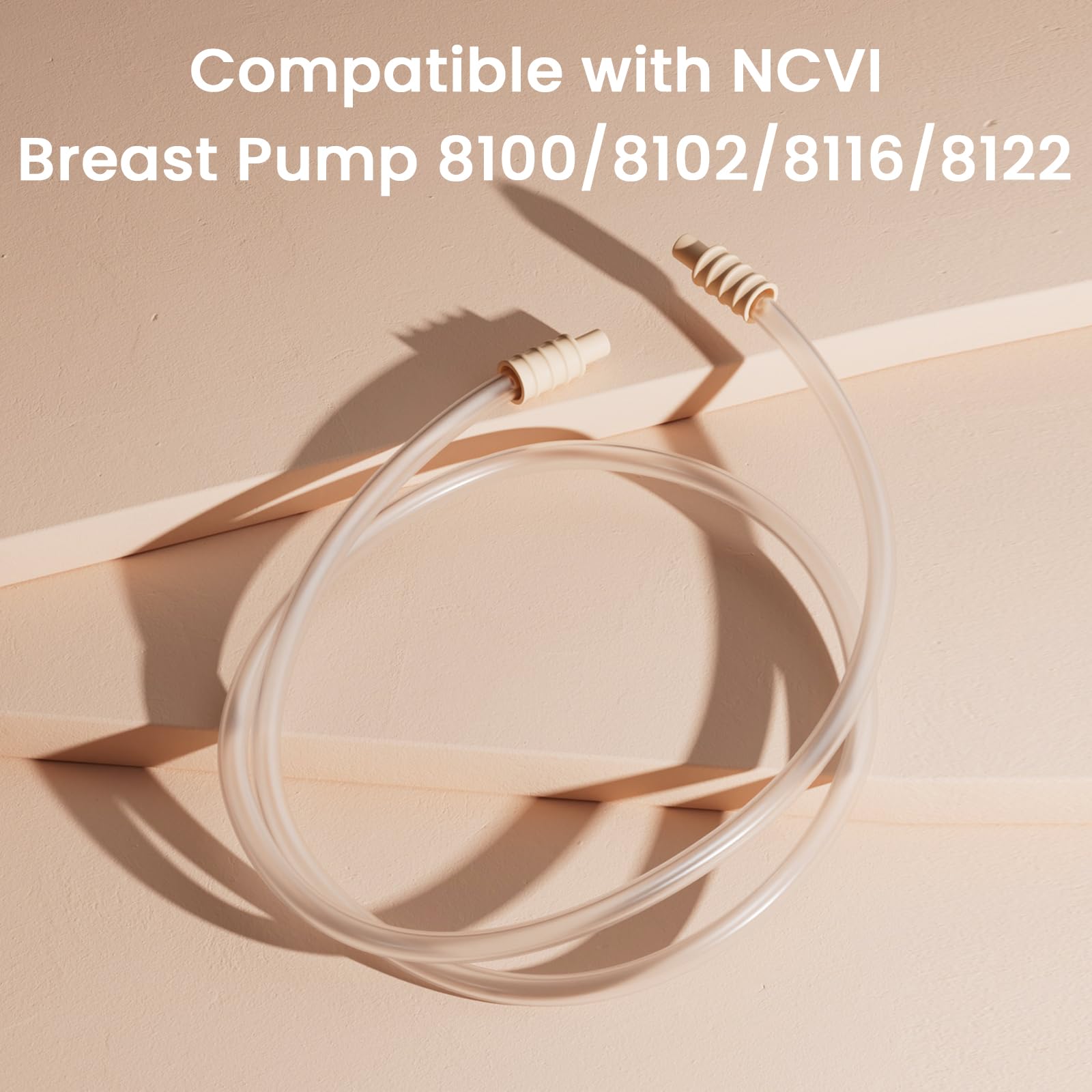 NCVI replacement tubing end-connection provides snug fit and minimal leaks.