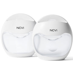 NCVI silicone breast milk collector slim design under clothing for discreet daytime use.