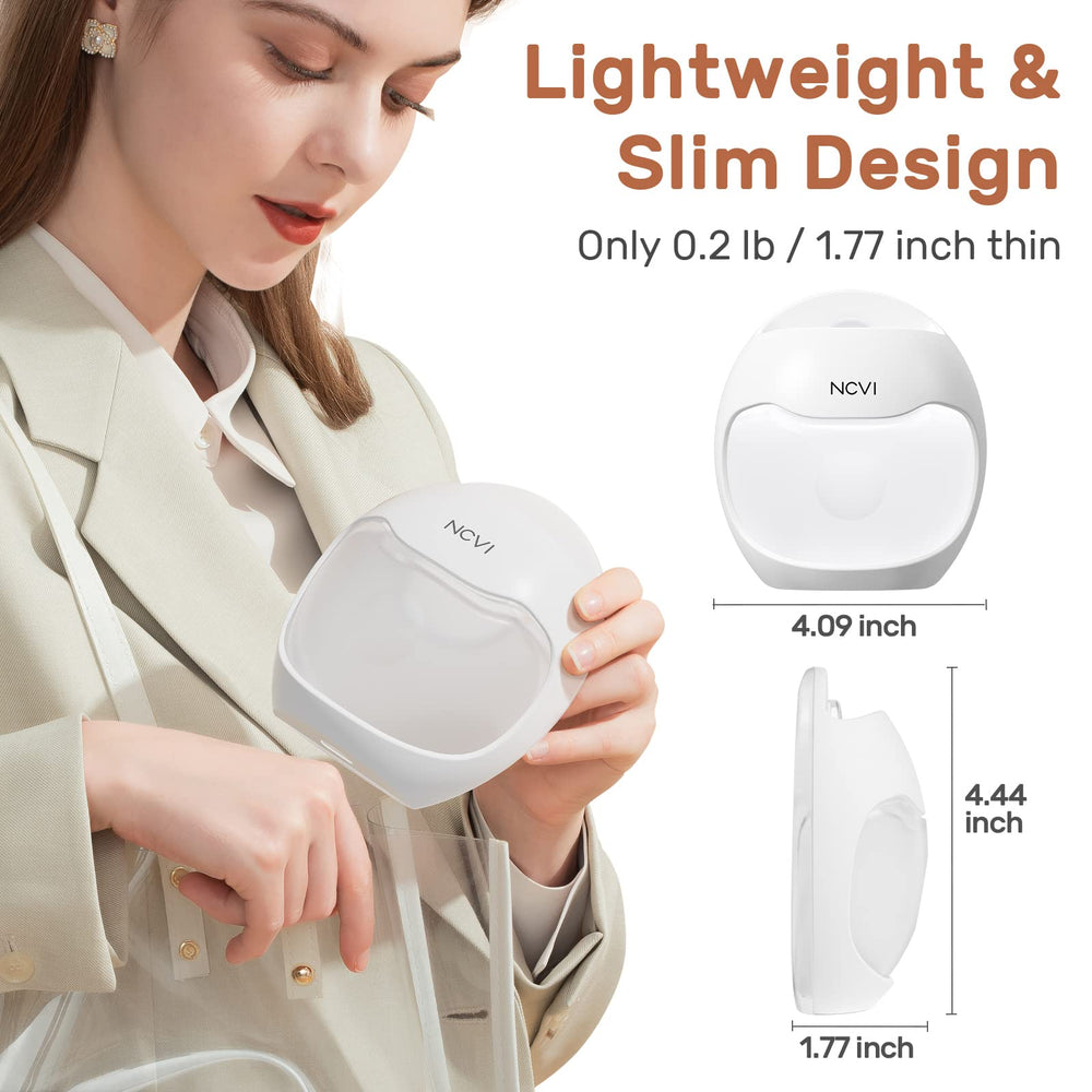 NCVI slim 1.77-inch design minimizes bulk under clothes.