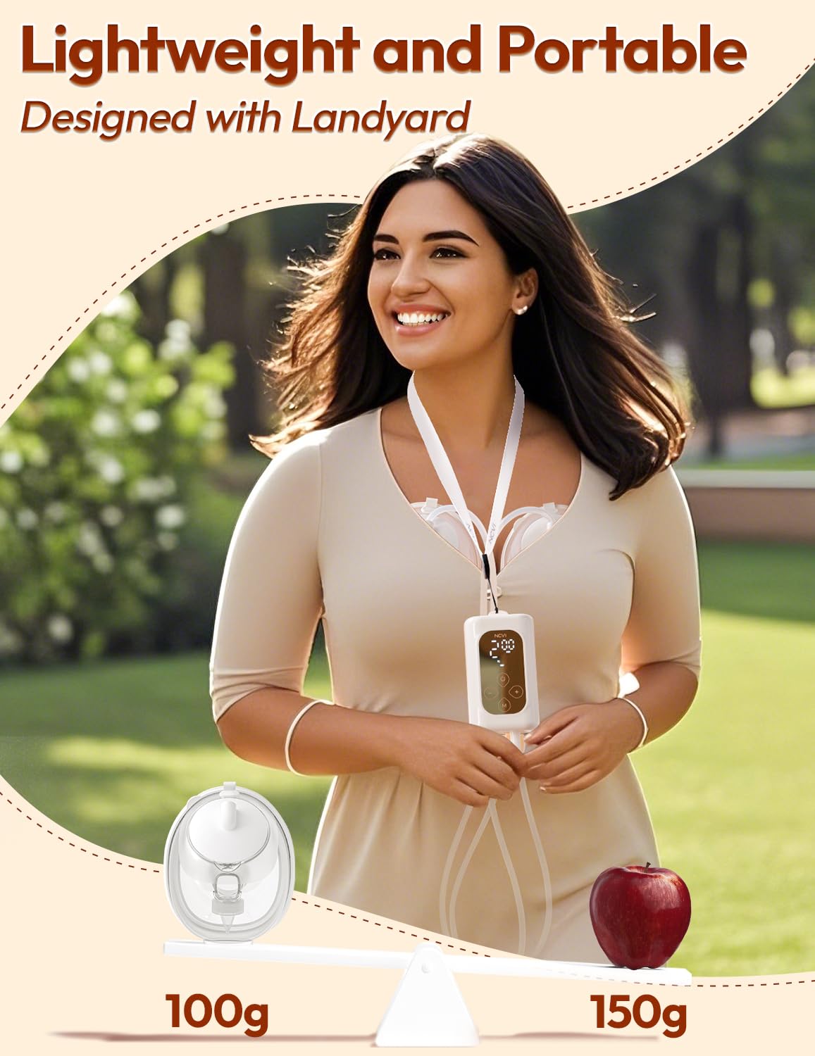 NCVI wearable motor powering hands-free pumping with quiet operation