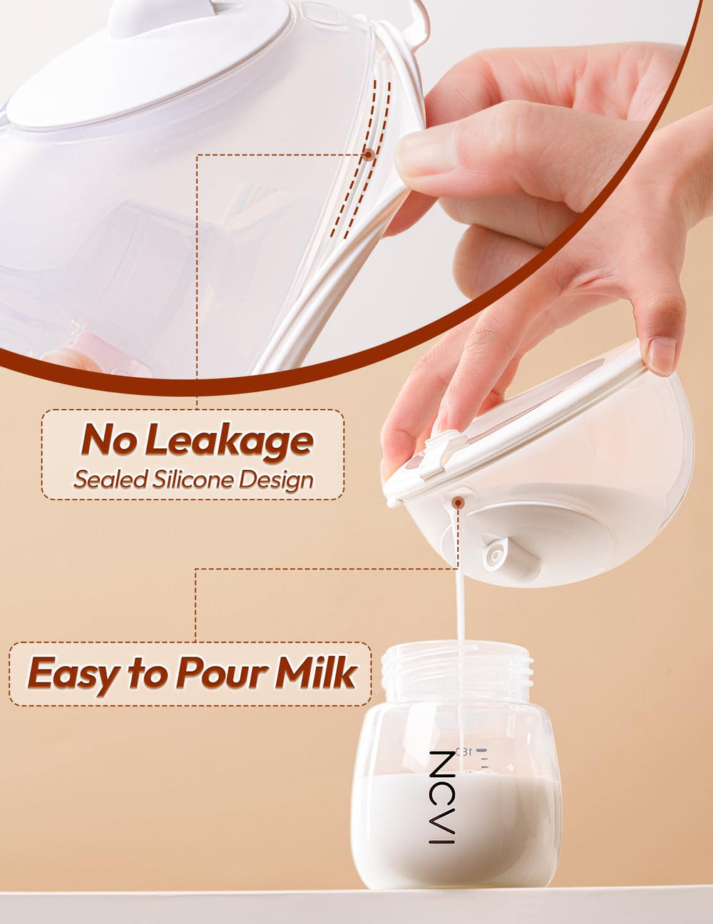 NCVI rechargeable battery provides up to 120 minutes of use