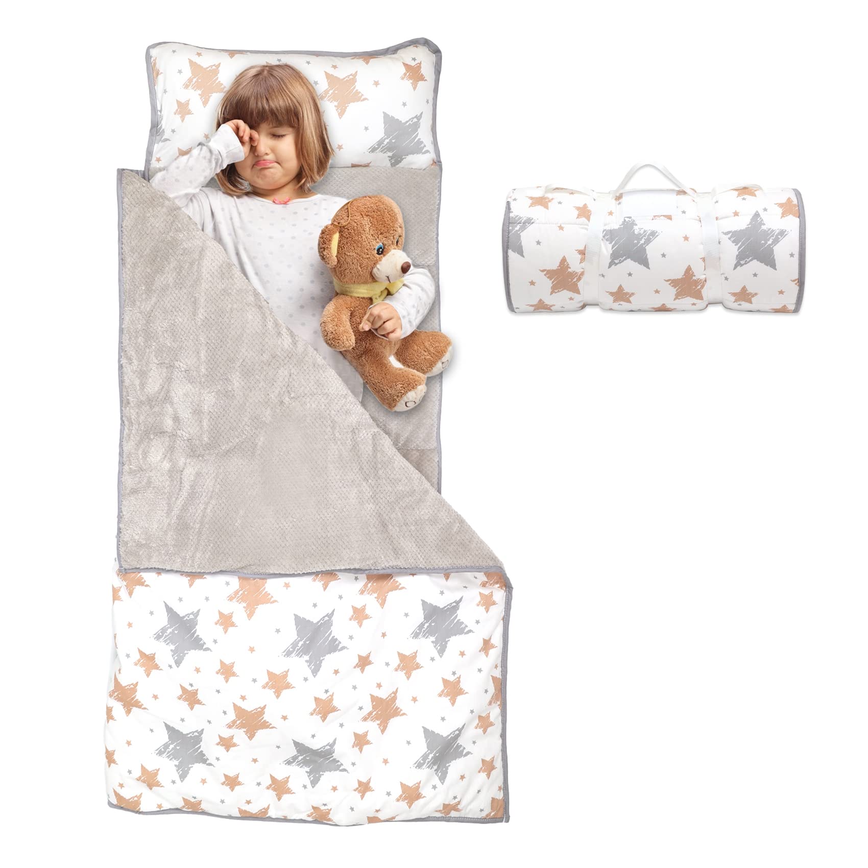 Ndahjahd Nap Mat with star pattern for cozy daycare naps