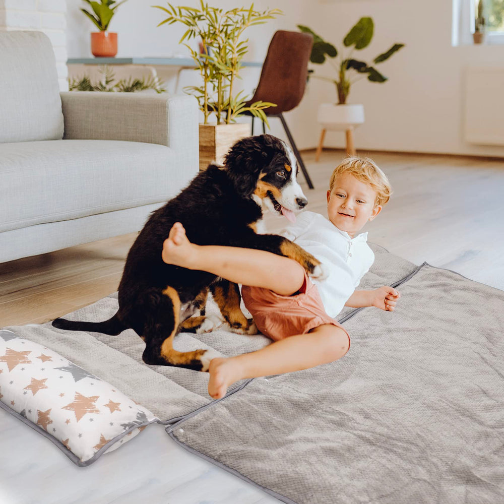 Ndahjahd nap mat name slot helps prevent mixups at daycare