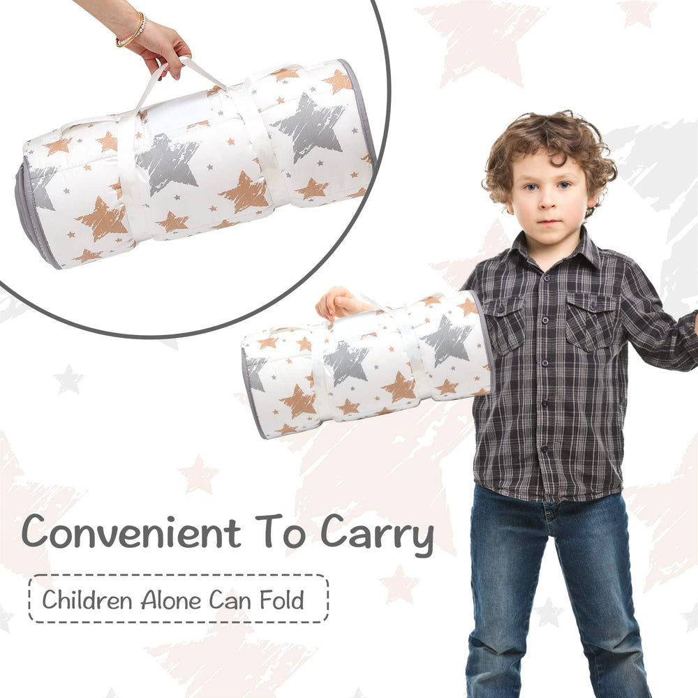 Ndahjahd nap mat soft fleece-minky fabric for breathability