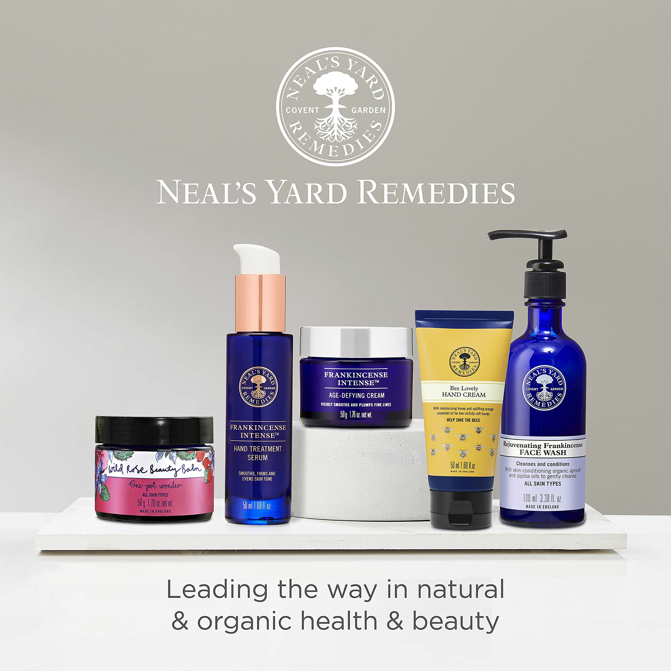Neal's Yard Remedies Baby Balm vegan and cruelty-free badge visible