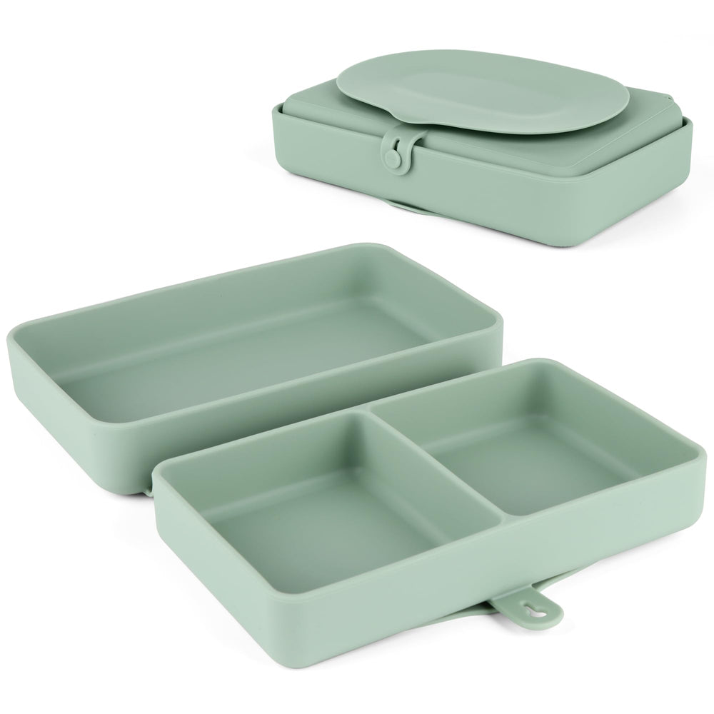 Nearbyme Cambridge Blue folded plate demonstrates travel-friendly compact design