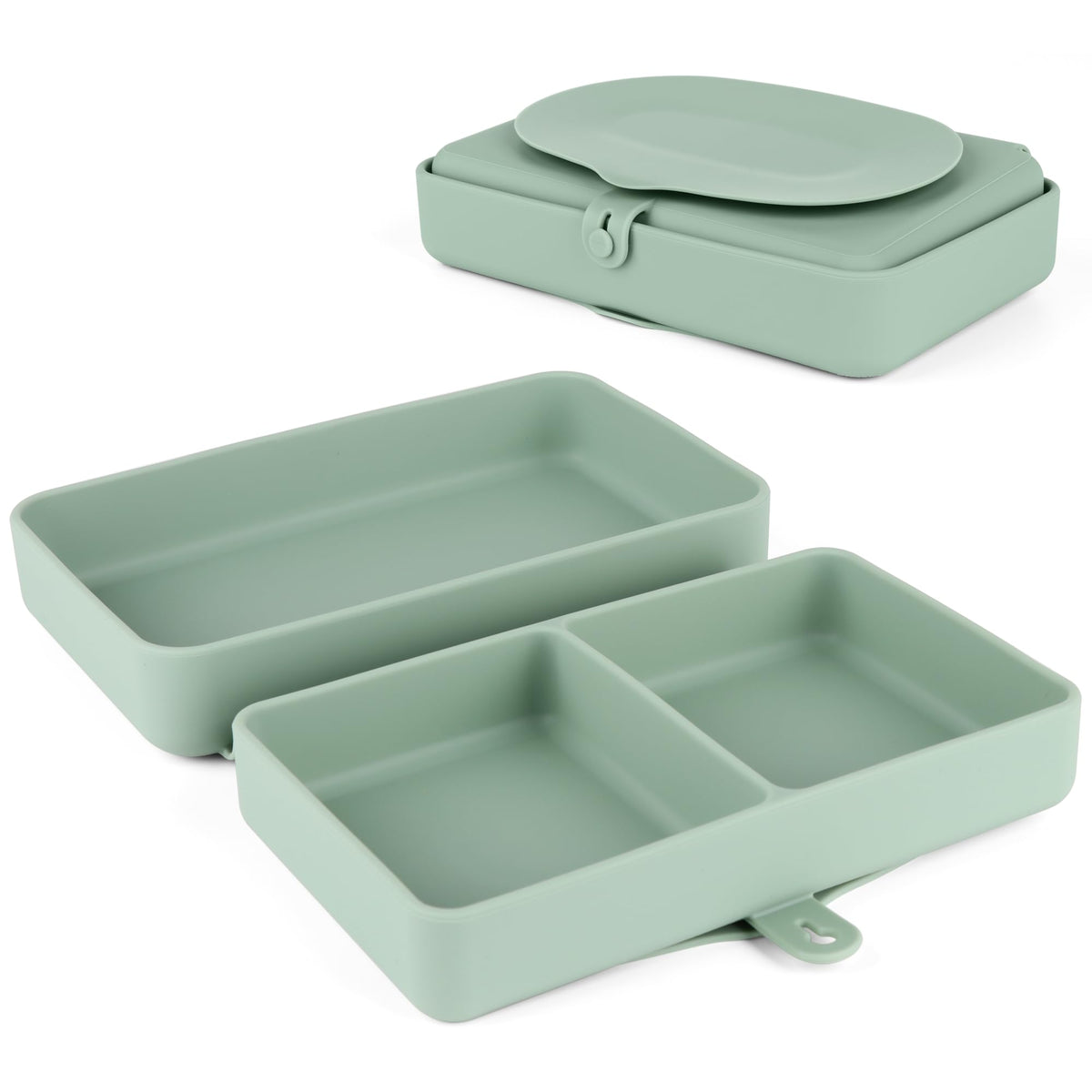 Nearbyme Cambridge Blue folded plate demonstrates travel-friendly compact design