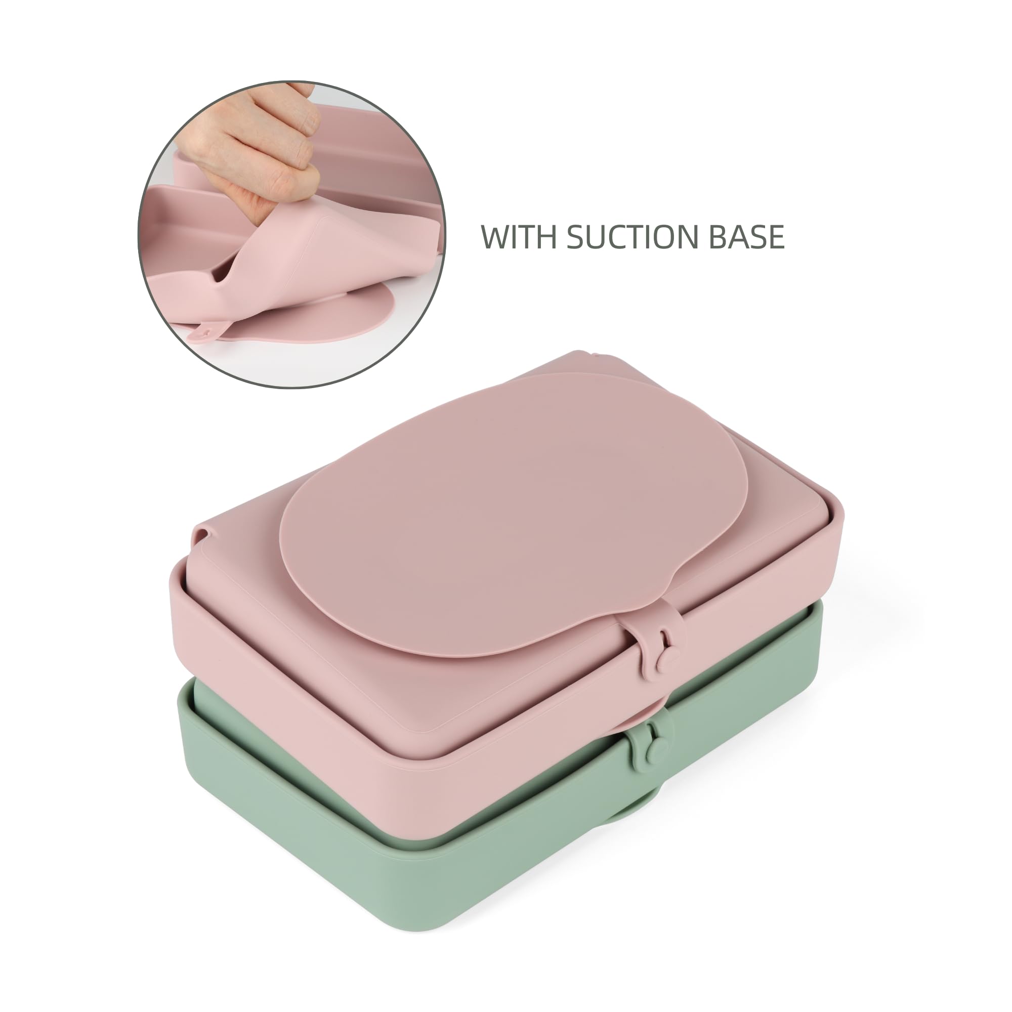 Nearbyme Cambridge Blue travel-compact plate suitable for bags and strollers