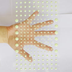 Neasyth glow stars ceiling setup demonstrates a starry sky on the room ceiling