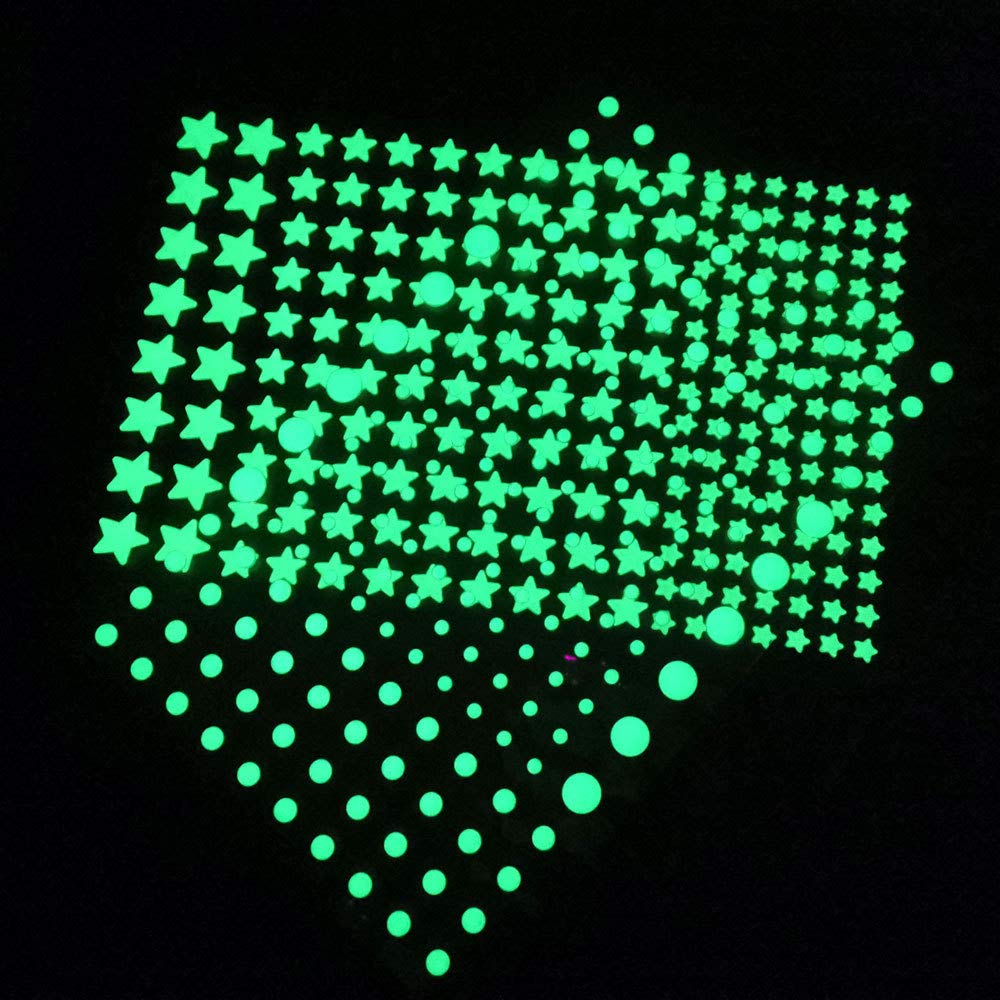 Neasyth glow stars on a ceiling creating a comforting night sky for bedtime