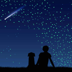 Neasyth 1230 wall stickers in kids room decor highlighting a starry ceiling