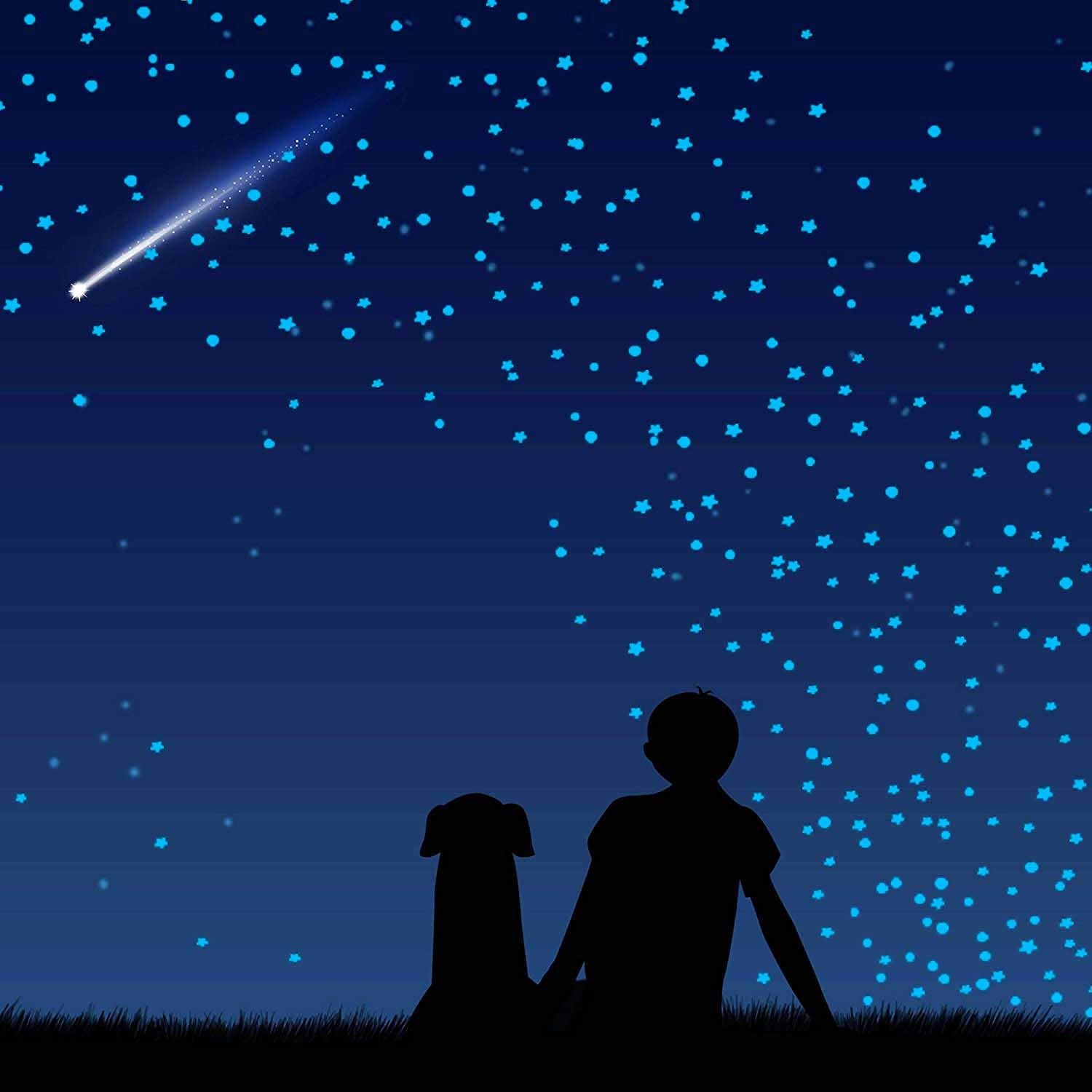 Neasyth Glow Stars kids bedroom setup with magical night sky decor