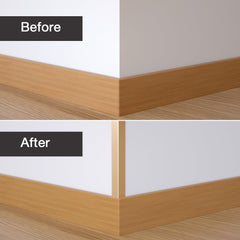 NeatiEase corner guards on multiple surfaces protect tiles, metal, glass, and wood.