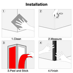 NeatiEase smooth edge detail complements interiors while protecting corners.