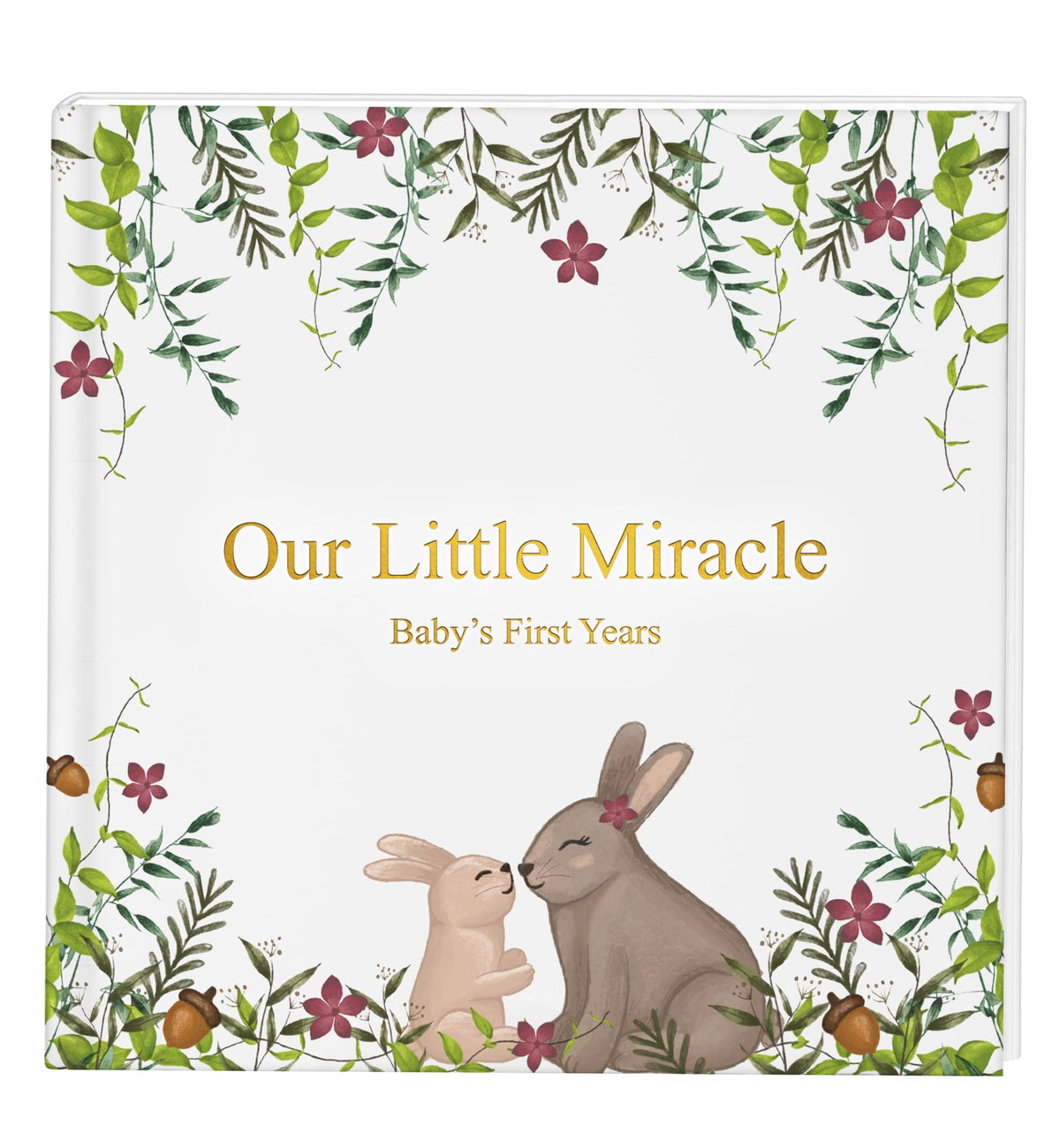 NeBulla Nest our-little-miracle-cover: a charming keepsake for baby memories.