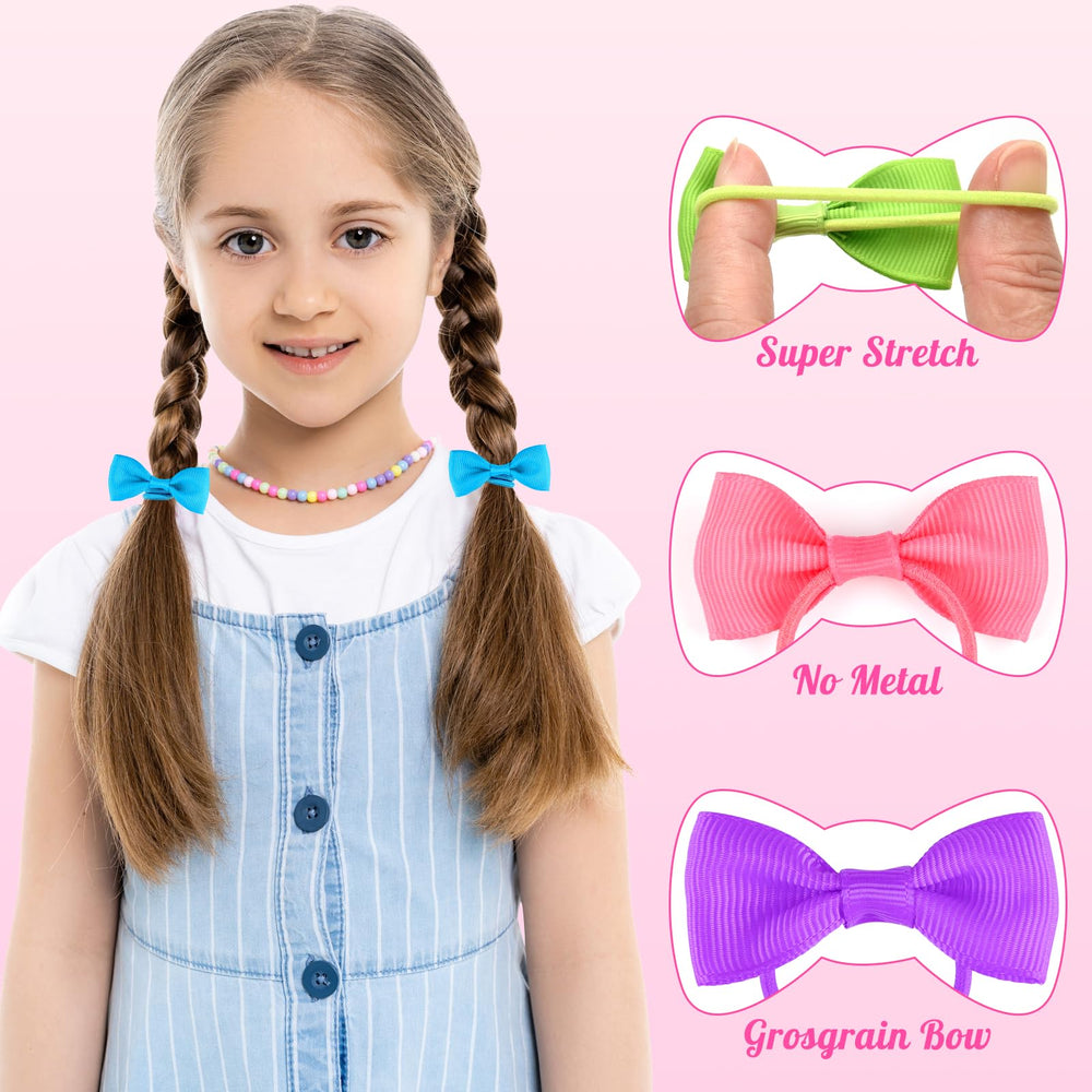 NEBURORA light-weight 1g hair ties ideal for toddlers during playtime.