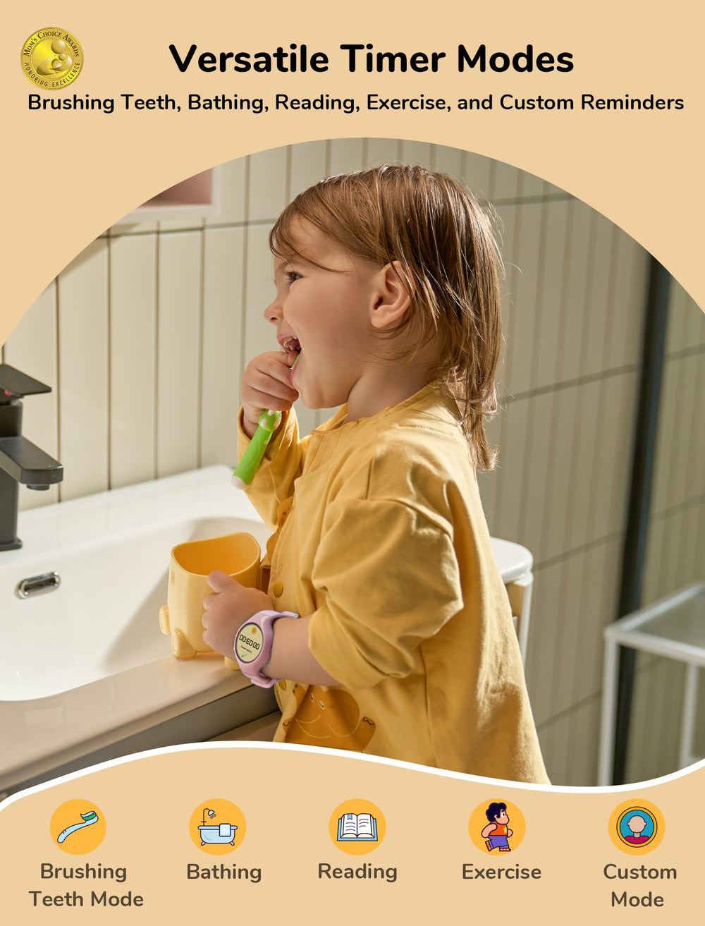 NehNeh Baby pink countdown display supports timed potty breaks for smoother training.