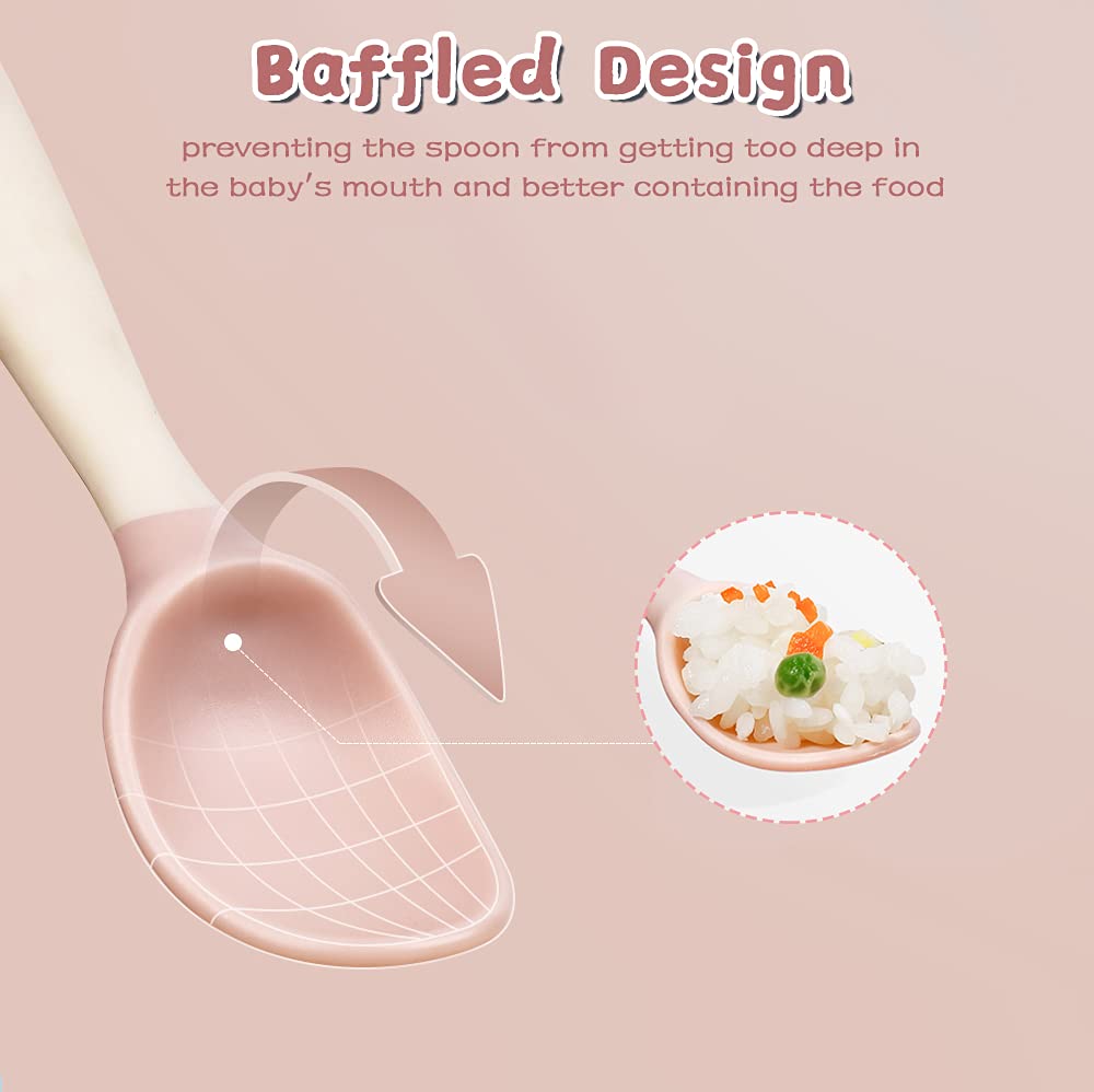 NeigeTec rounded-edges design, gentle on gums during meals.